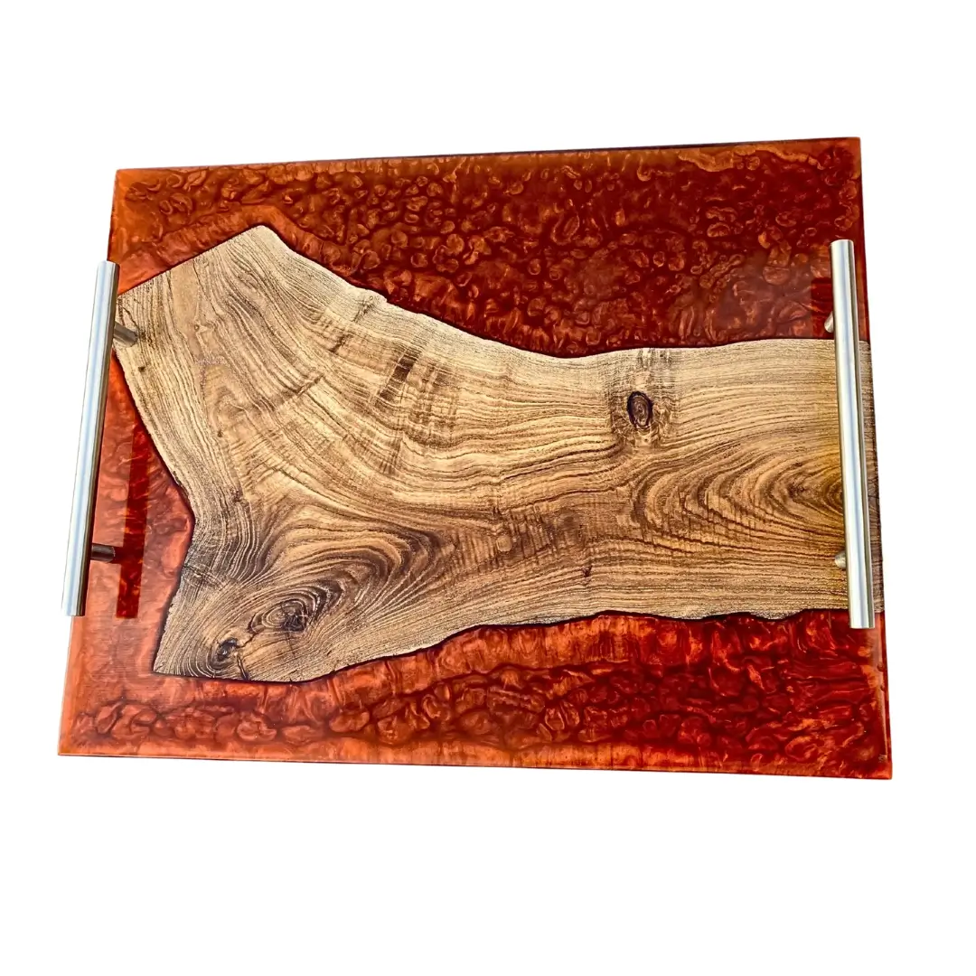 Plateau de Service Grove Modèle Mahogany